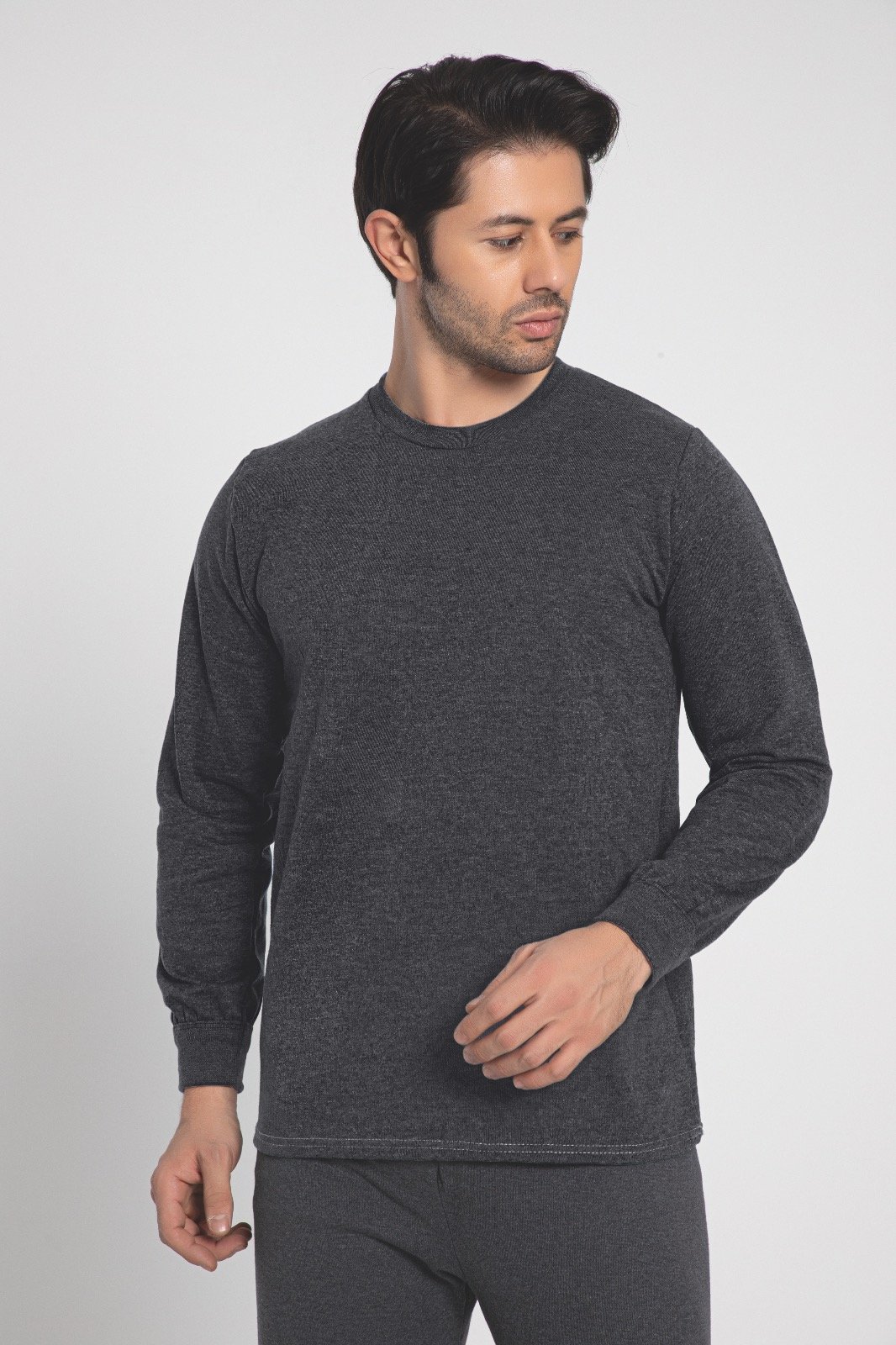 Bluze Barbat Corp Pamuklu Gri Inchis Engros
