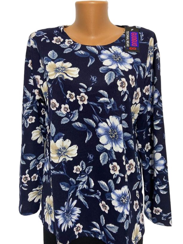 Bluza batal Engros pentru femei, cu imprimeu