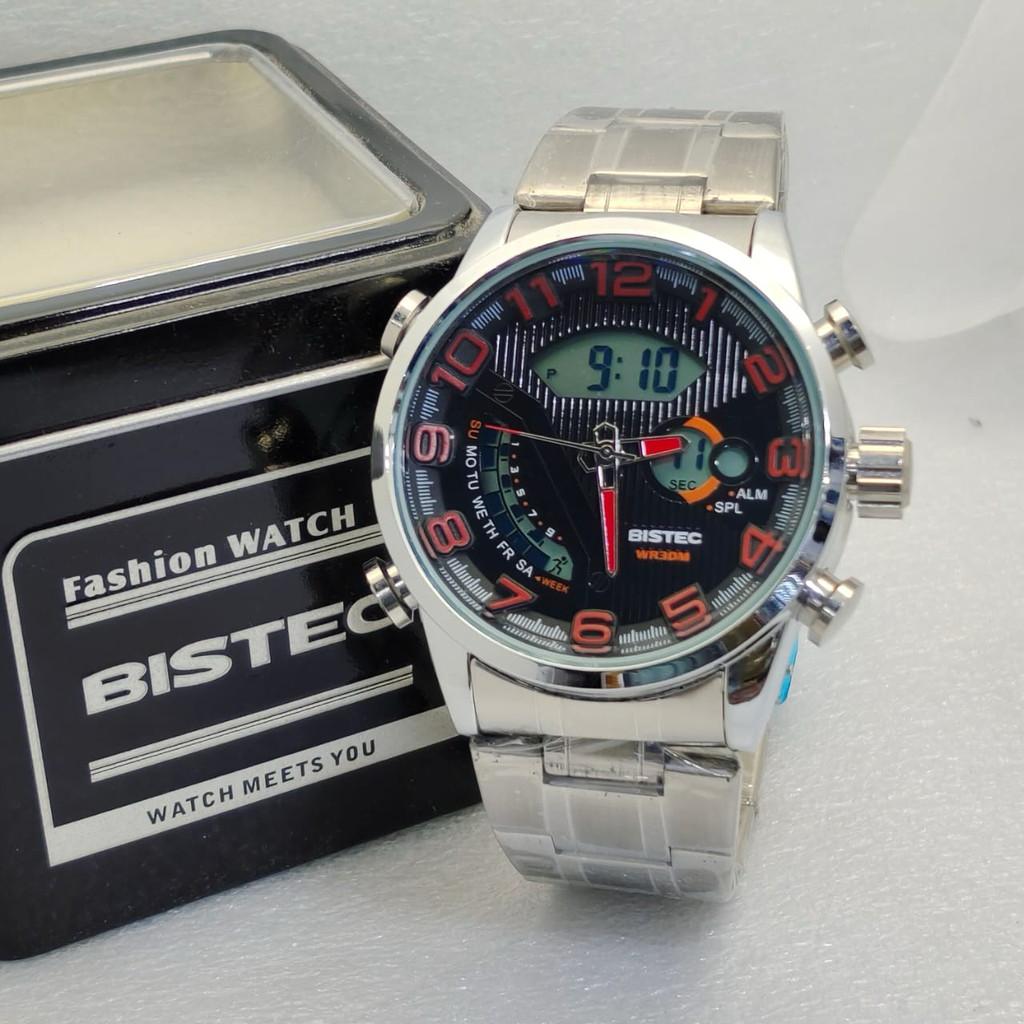 BISTEC Stainless Steel Dual Time Watch For Men-Boys Analog-Digital Watch -  For Men - Buy BISTEC Stainless Steel Dual Time Watch For Men-Boys  Analog-Digital Watch - For Men AD-1011 Online at Best