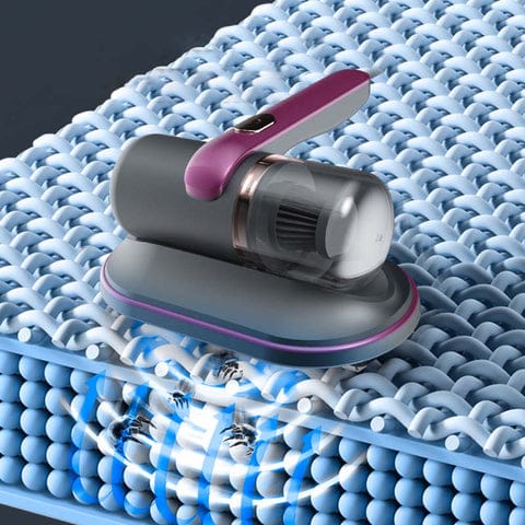 Aspirator Portabil Antiacarieni Si Praf Cu Acumulator, Putere 100W, Tehnologie UV-C, 8Kpa, Zgomot Redus