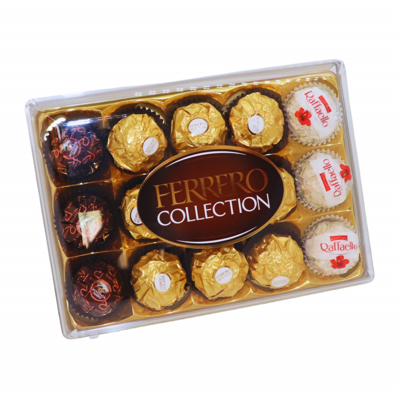 Bomboane praline asortate Ferrero Collection 172 g, 15 buc Engros