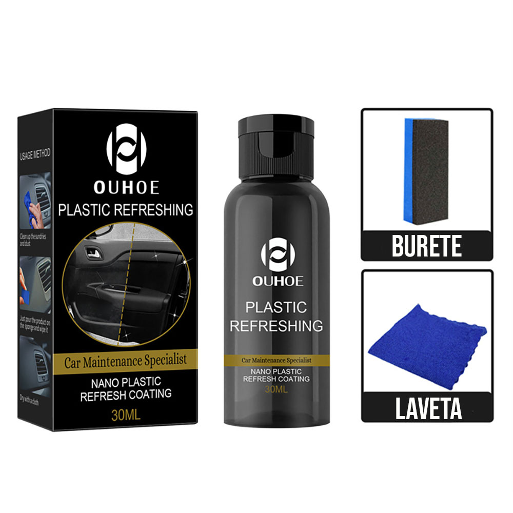 Solutie pentru restaurarea plasticului auto, 30 ml, engros