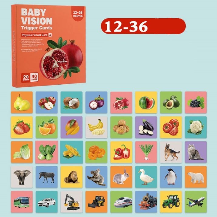 Set carduri vizuale  12- 36 luni Engros