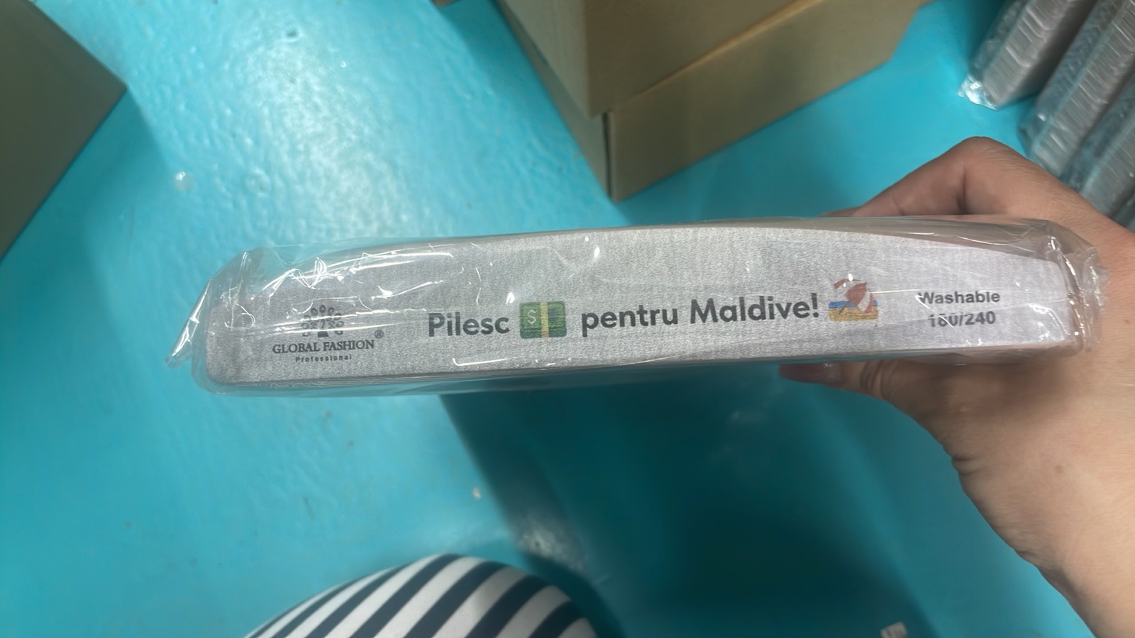 Pila de unghii "Piesc pentru Maldive" 180/ 240 Engros