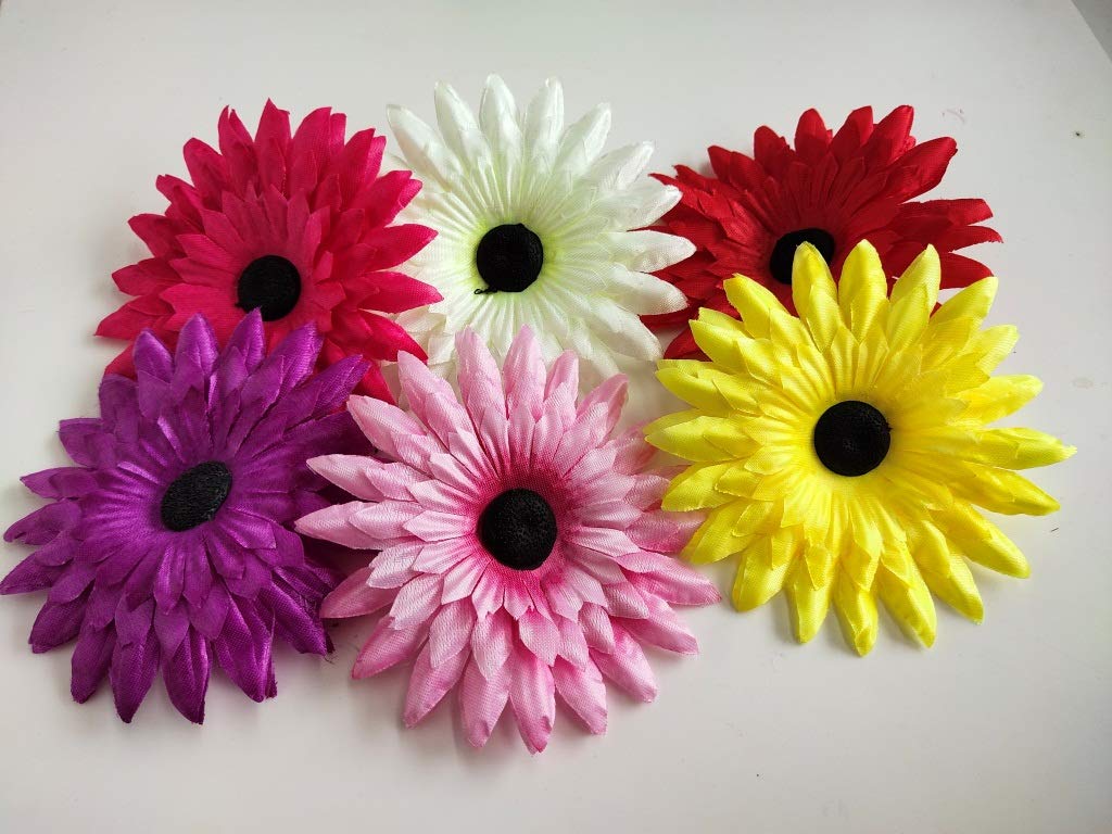 Set 25 capete flori artificiale Engros, pentru coroane, diverse culori