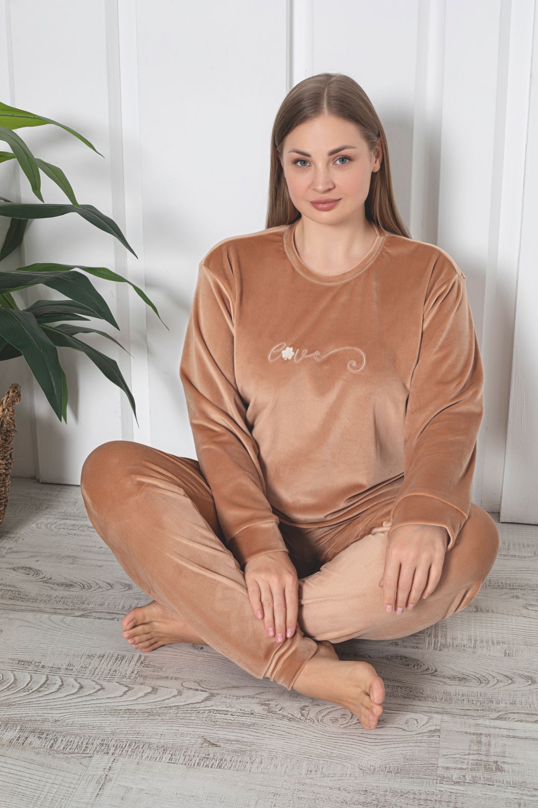 PIJAMA DAMA BAKI CATIFEA BATAL ENGROS COD 65