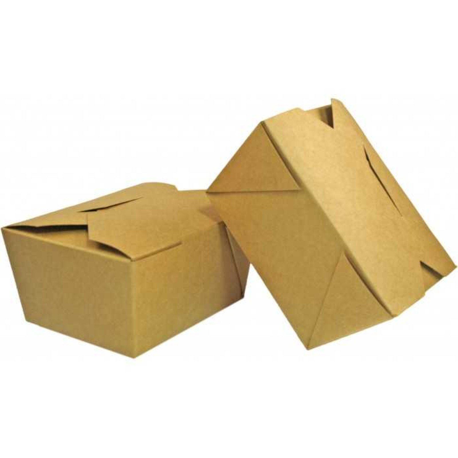Cutie meniu carton kraft 4 clapete 800 cc, 50 buc/set Engros