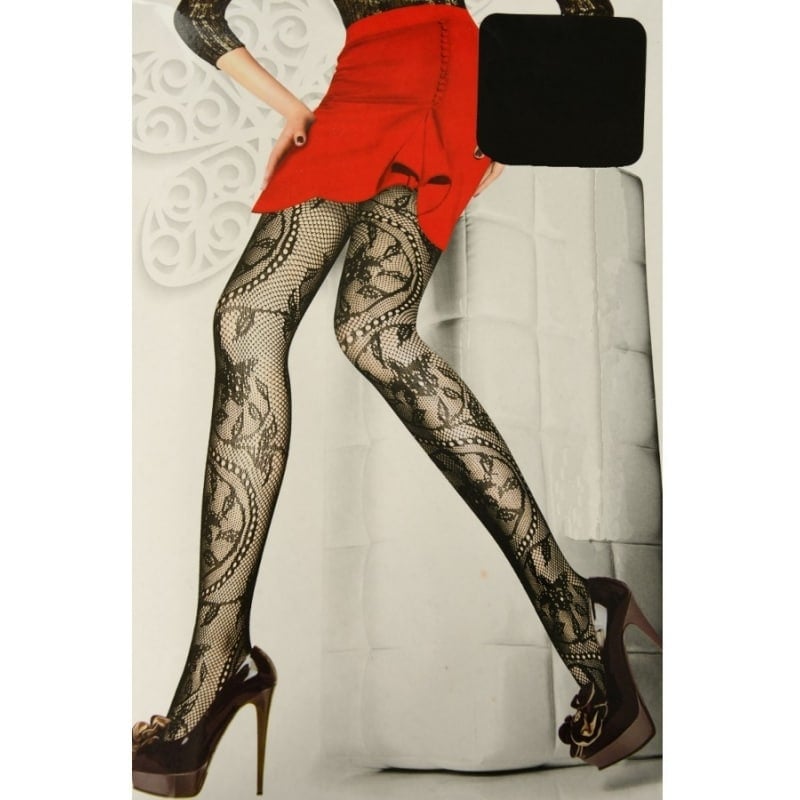 Dres negru cu model pentru dama - cod DN8006