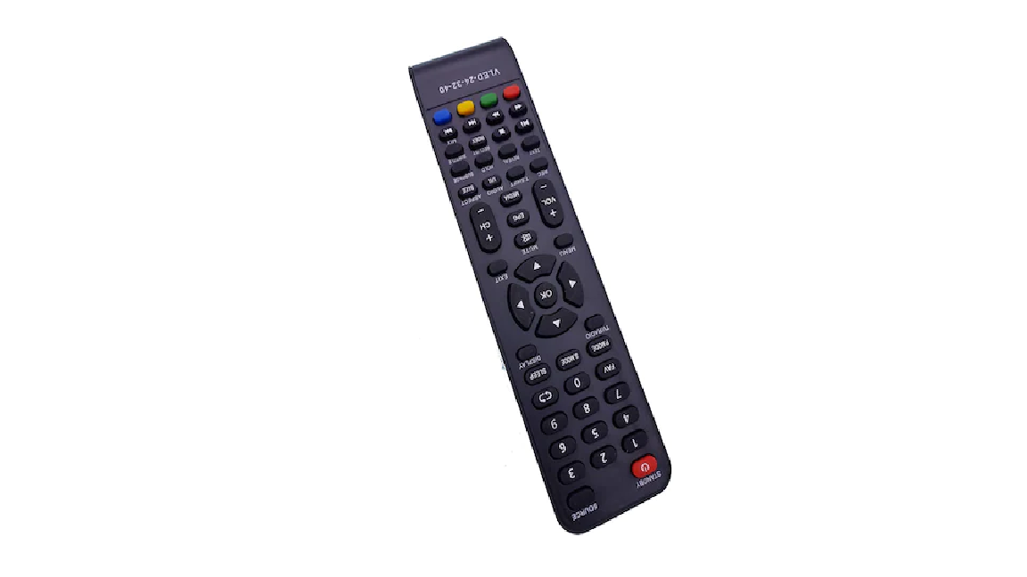 Telecomanda pentru LCD/LED VORTEX VLED-24-32-40, neagra cu functiile telecomenzii originale