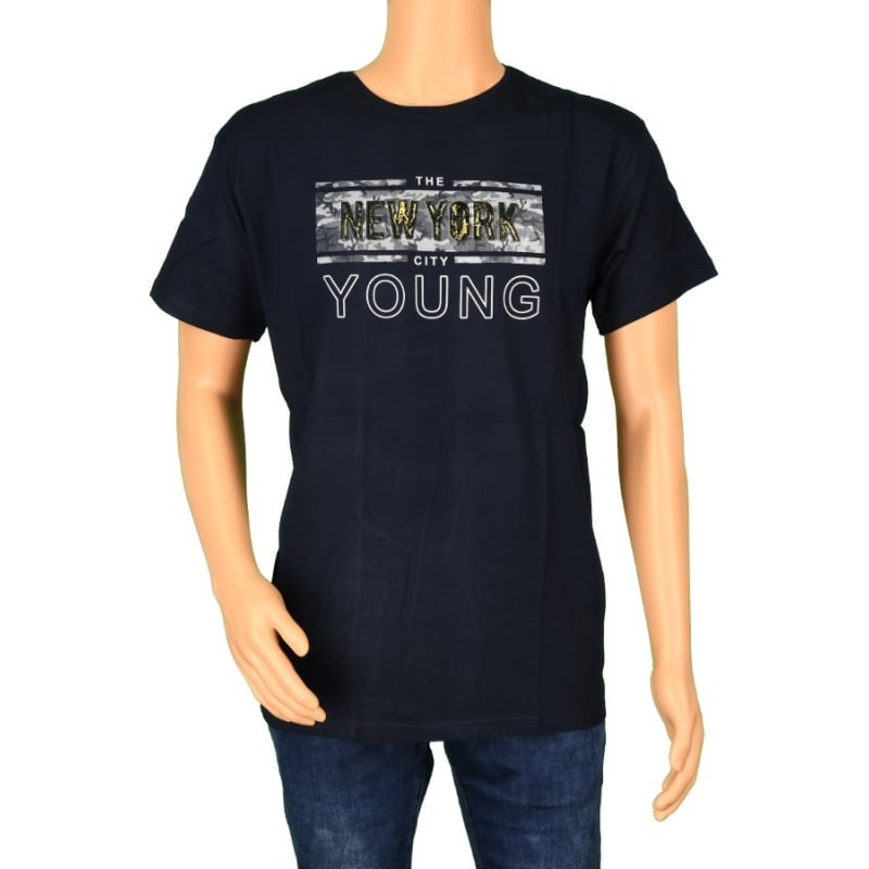 Tricou batal bleumarin New York pentru barbat - cod 35974