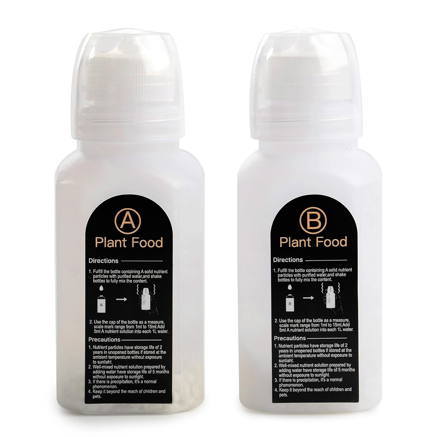 Ingrasamant pentru plante A+B pentru sistemele hidroponice Engros, ideale in cultivarea plantelor fara sol, bogate in nutrienti si micronutrienti cheie care contribuie la cresterea vegetativa si inflorirea rasadurilor, Set 2 buc., Regal Bliss ®