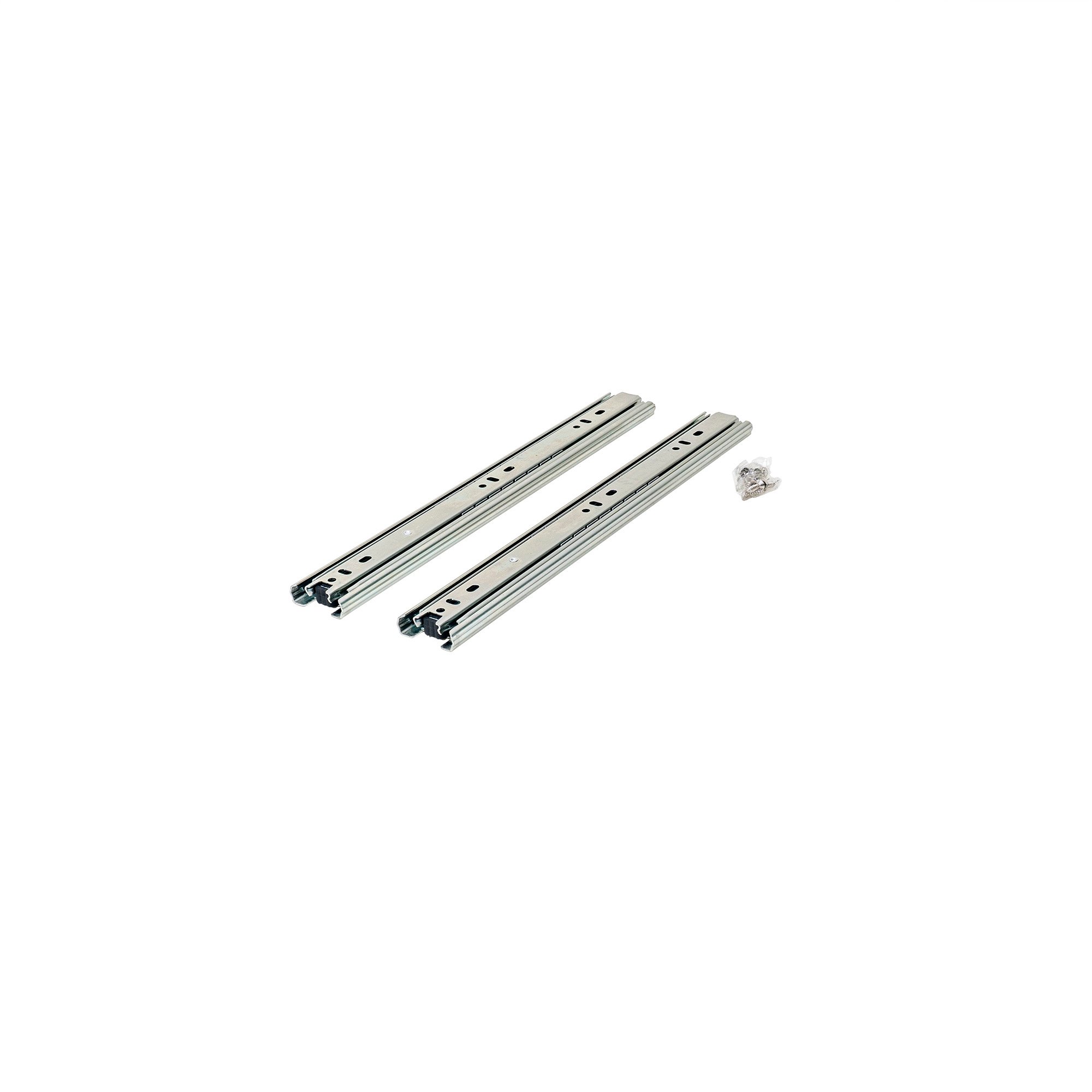 Set 2 glisiere pentru sertar cu bile, lungime 300mm, argintiu Z-TOOLS / G35001-300 Engros