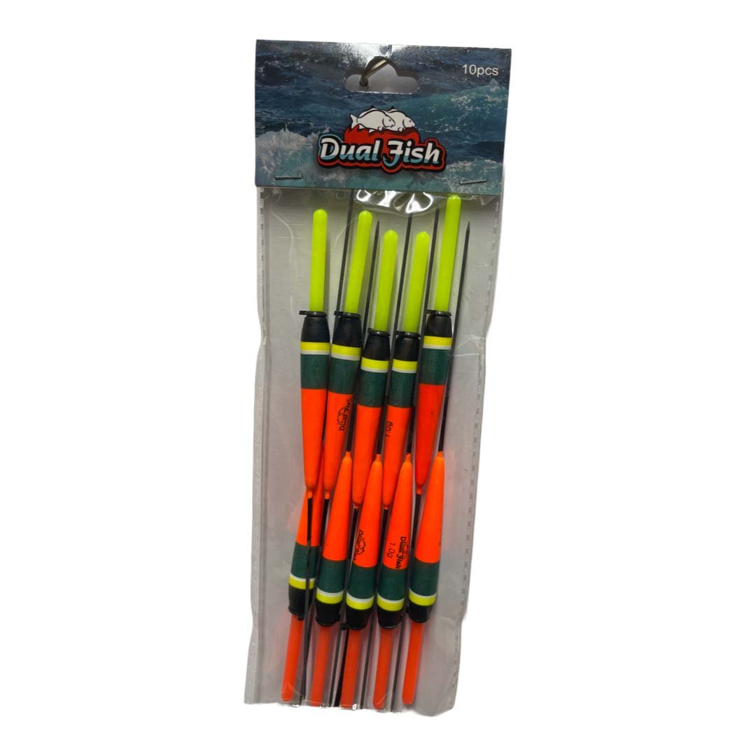 Pluta fixa undita, gramaj :  1  grame,  10 bucati /set, Dual Fish Engros