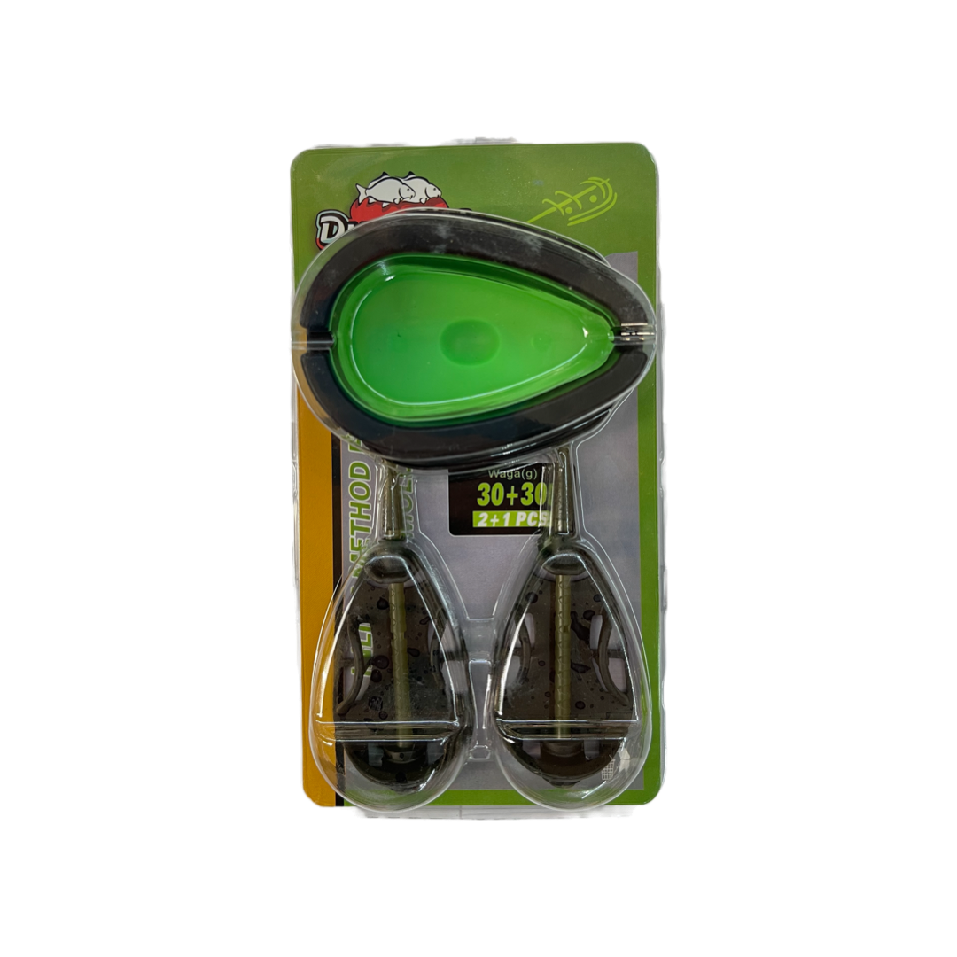 Set matrita + 2 momitoare method feeder, 30 GR + 30 GR, Dual Fish Engros