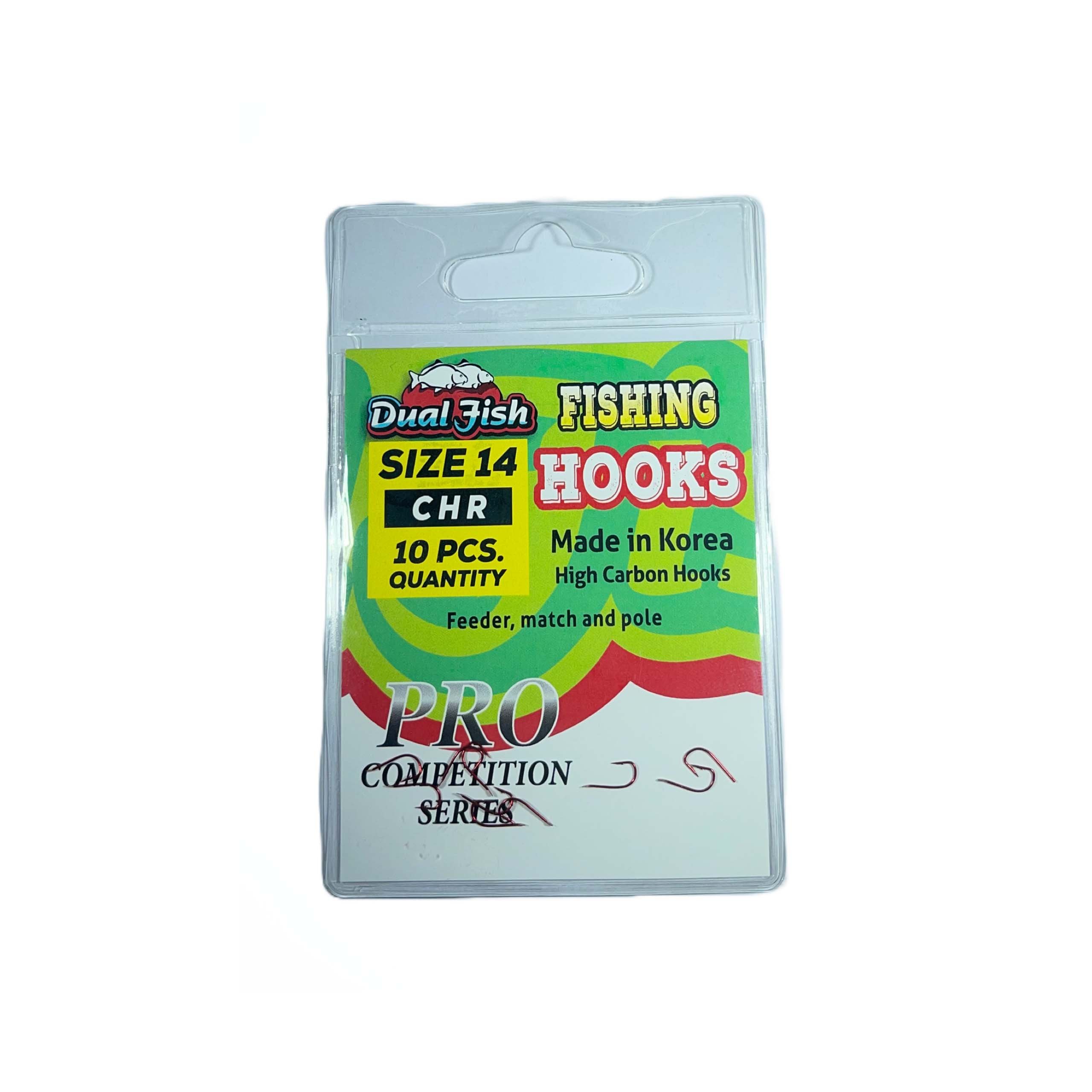 Carlige NR 14, COD CHR, 10 bucati /plic, Dual Fish Engros
