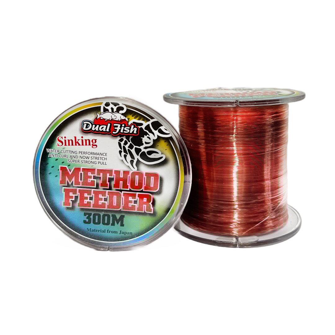Fir monofilament method feeder, 300 M, grosime de 0,28 MM, rezistenta 17,9 KG, Dual Fish Engros