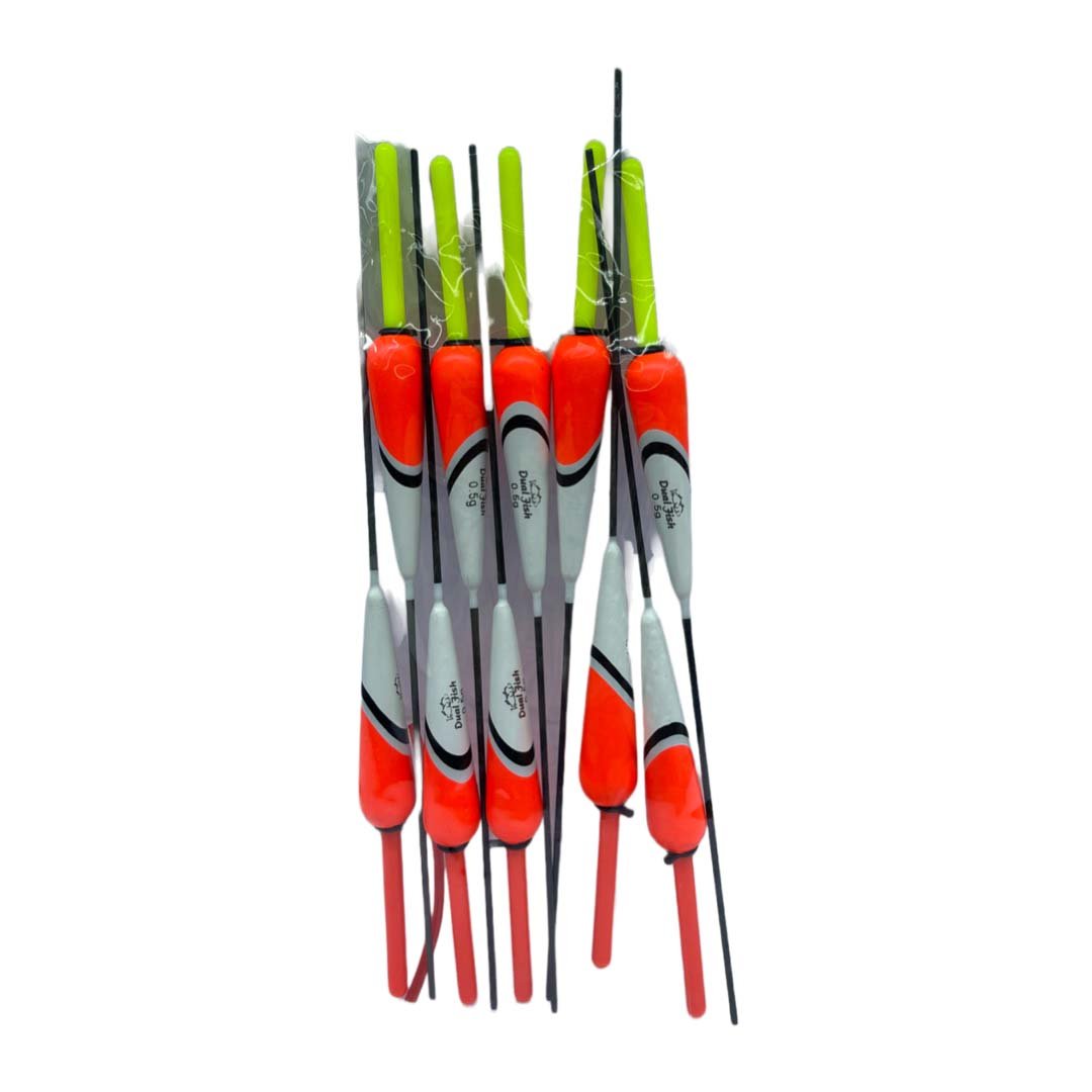 Pluta fixa undita - gramaj : 0,5  grame,  10 bucati /set, Dual Fish Engros