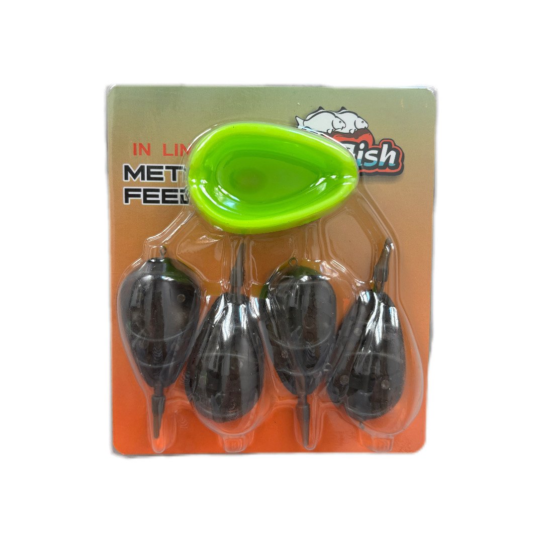 Set matrita + 4 momitoare method feeder, 50 GR + 60 GR + 70 GR + 80 GR, Dual Fish Engros