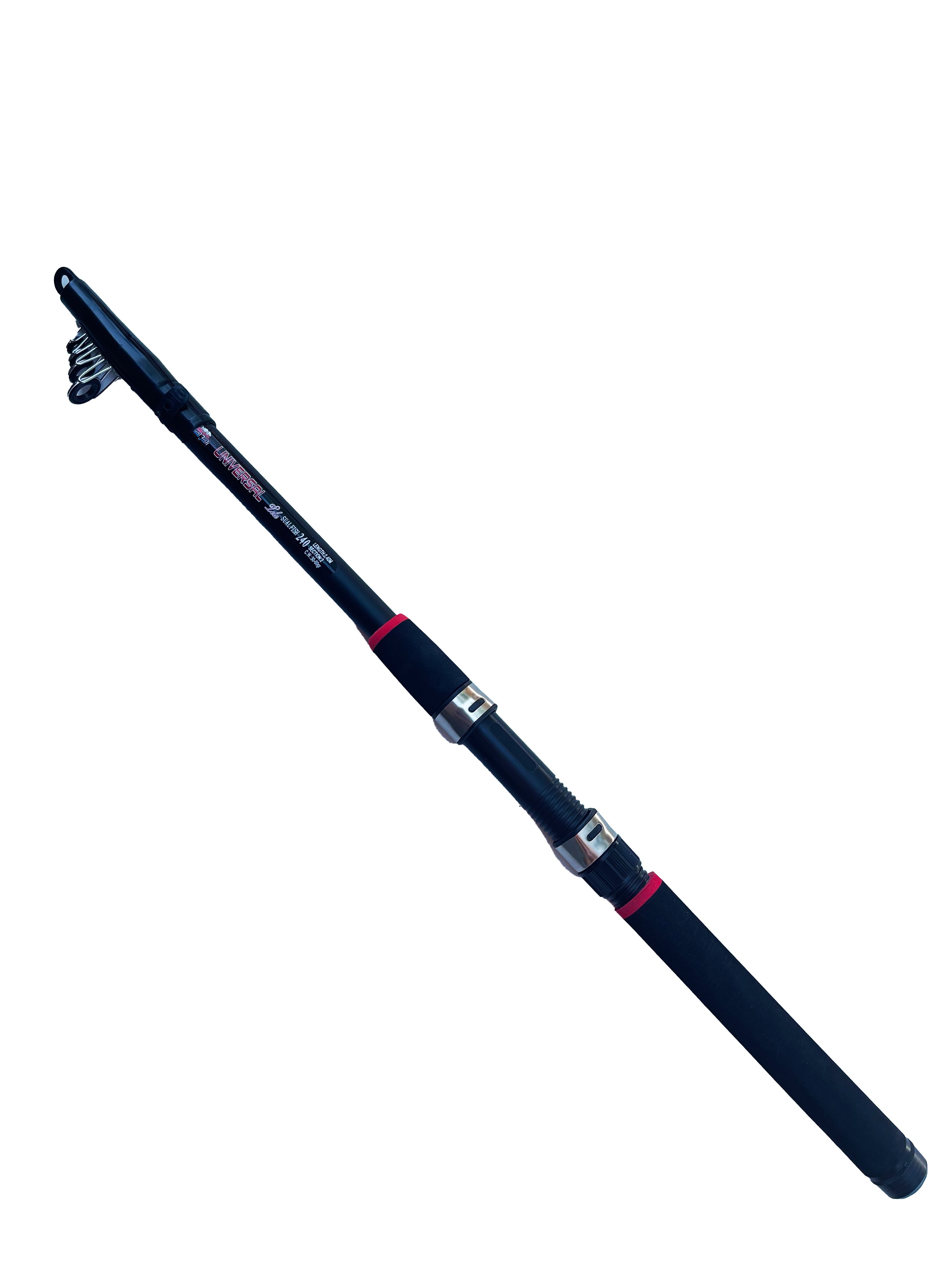Lanseta telescopică UNIVERSAL, 2.4M, Dual Fish Engros