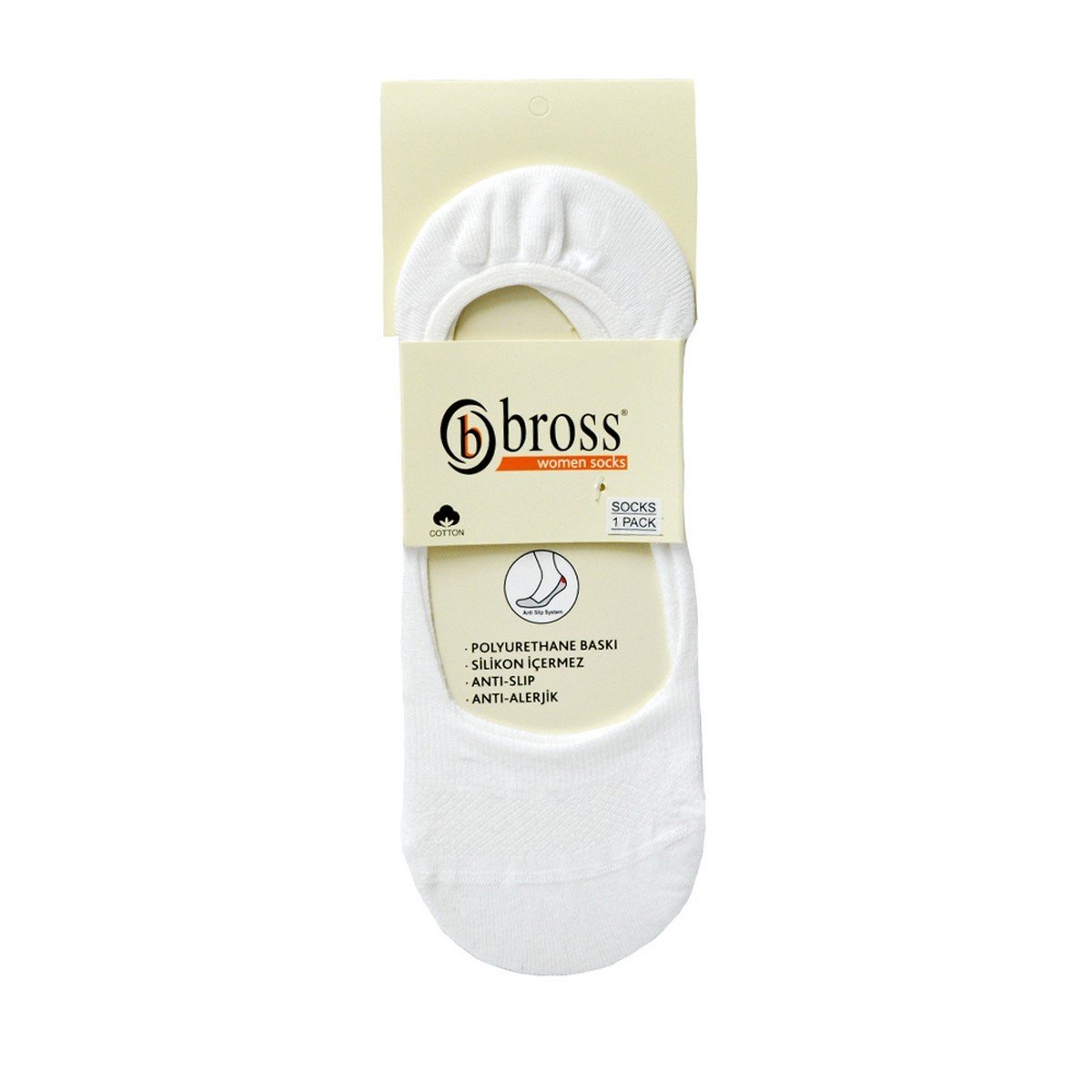 Talpici dama sport Cotton Bross - Negru, 35-37 Engros