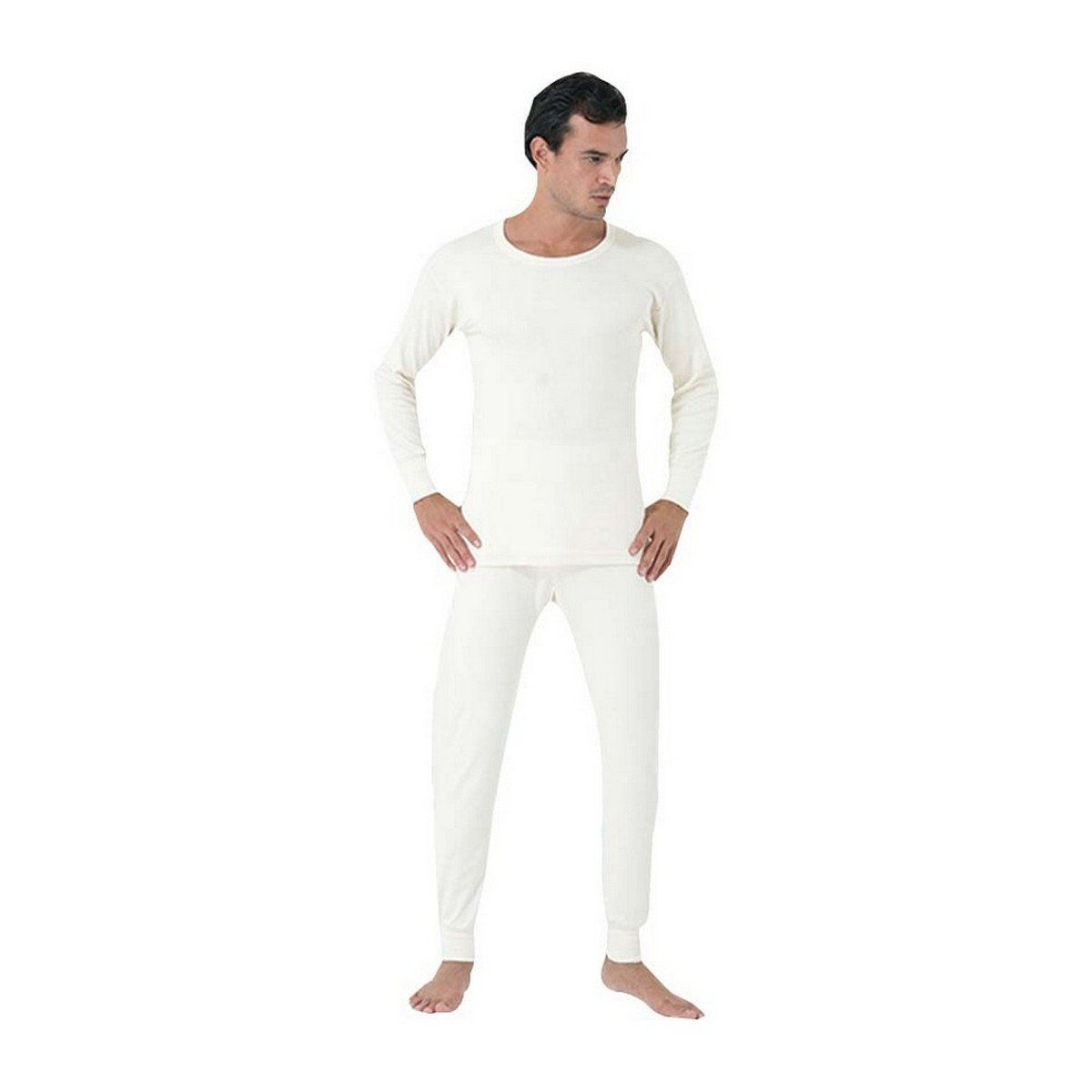 Set Interlock 3017 - Alb, 2XL Engros