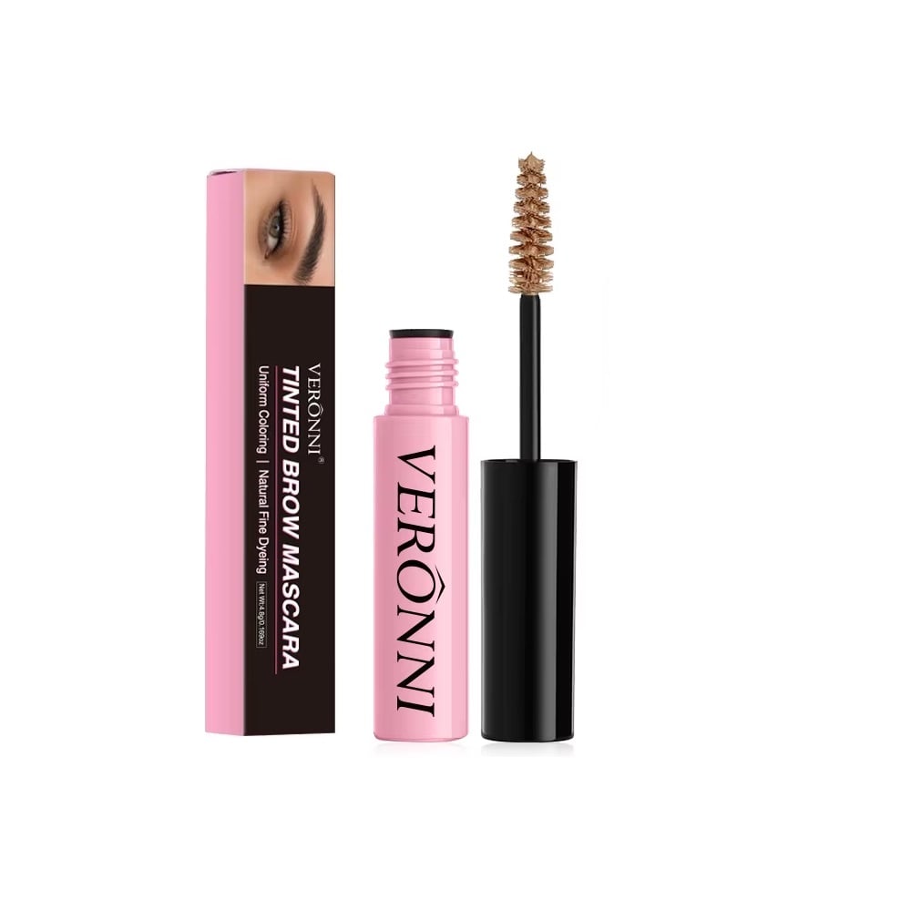 Mascara pentru sprancene Veronni, coffee 02, 6ml engross