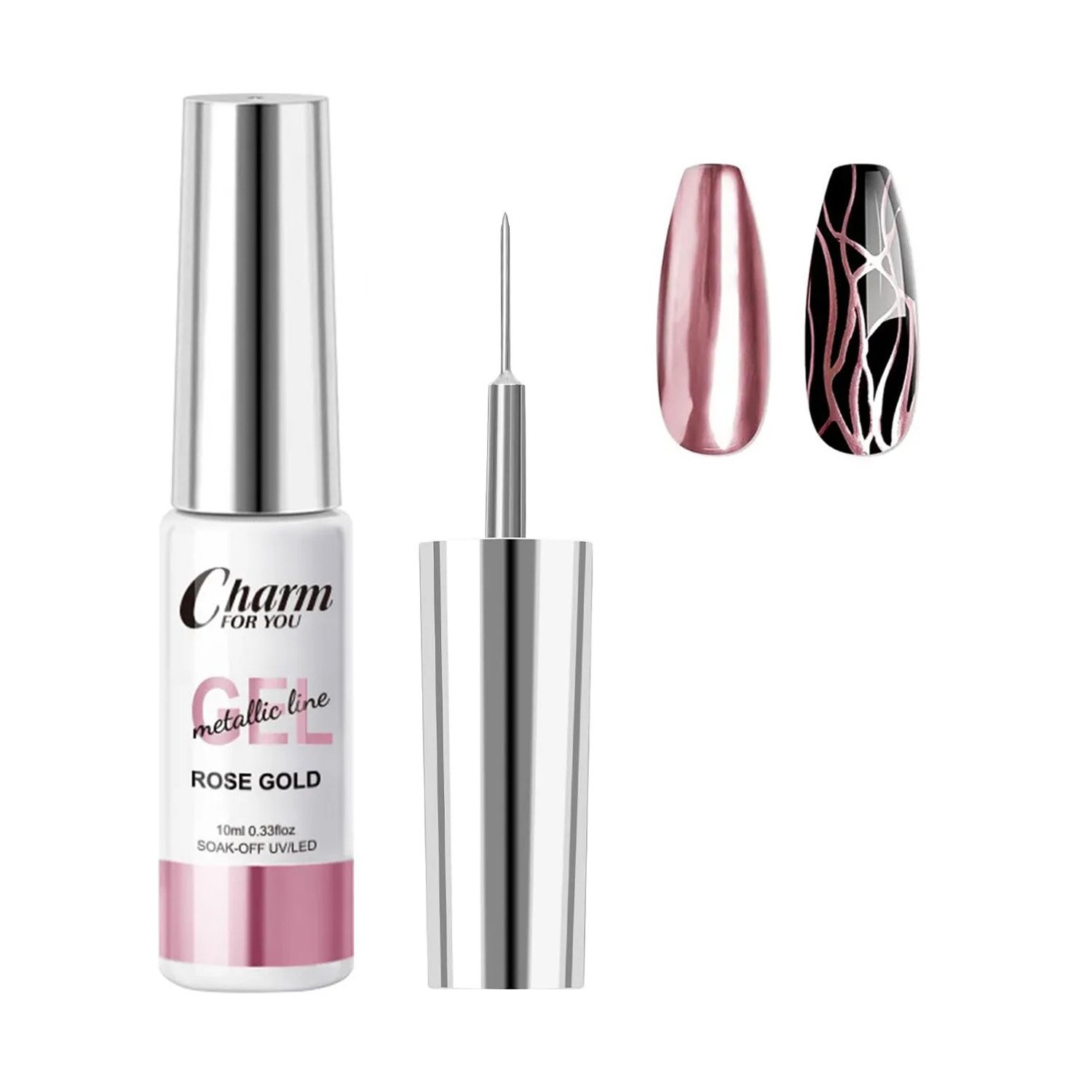 Gel UV Liner Charm for You Rose Gold 10ml engross
