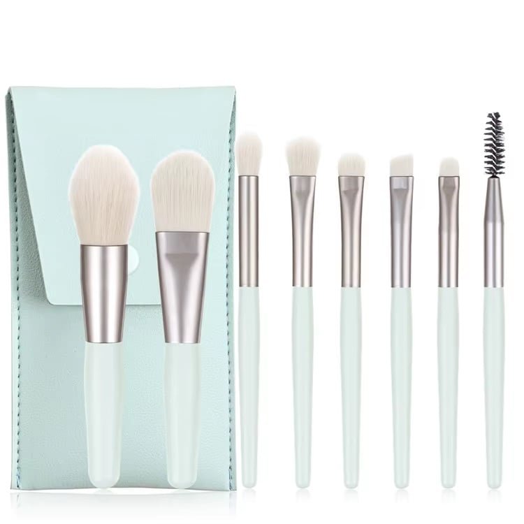 Set 8 pensule make-up, Sela Glam Touch, turquoise engross