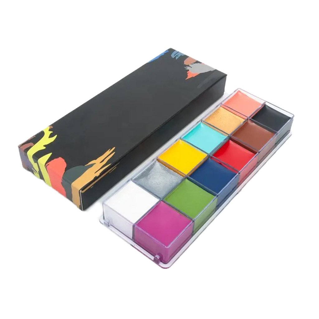 Paleta Profesională de Vopsele pentru Față si Corp Sela Color engross