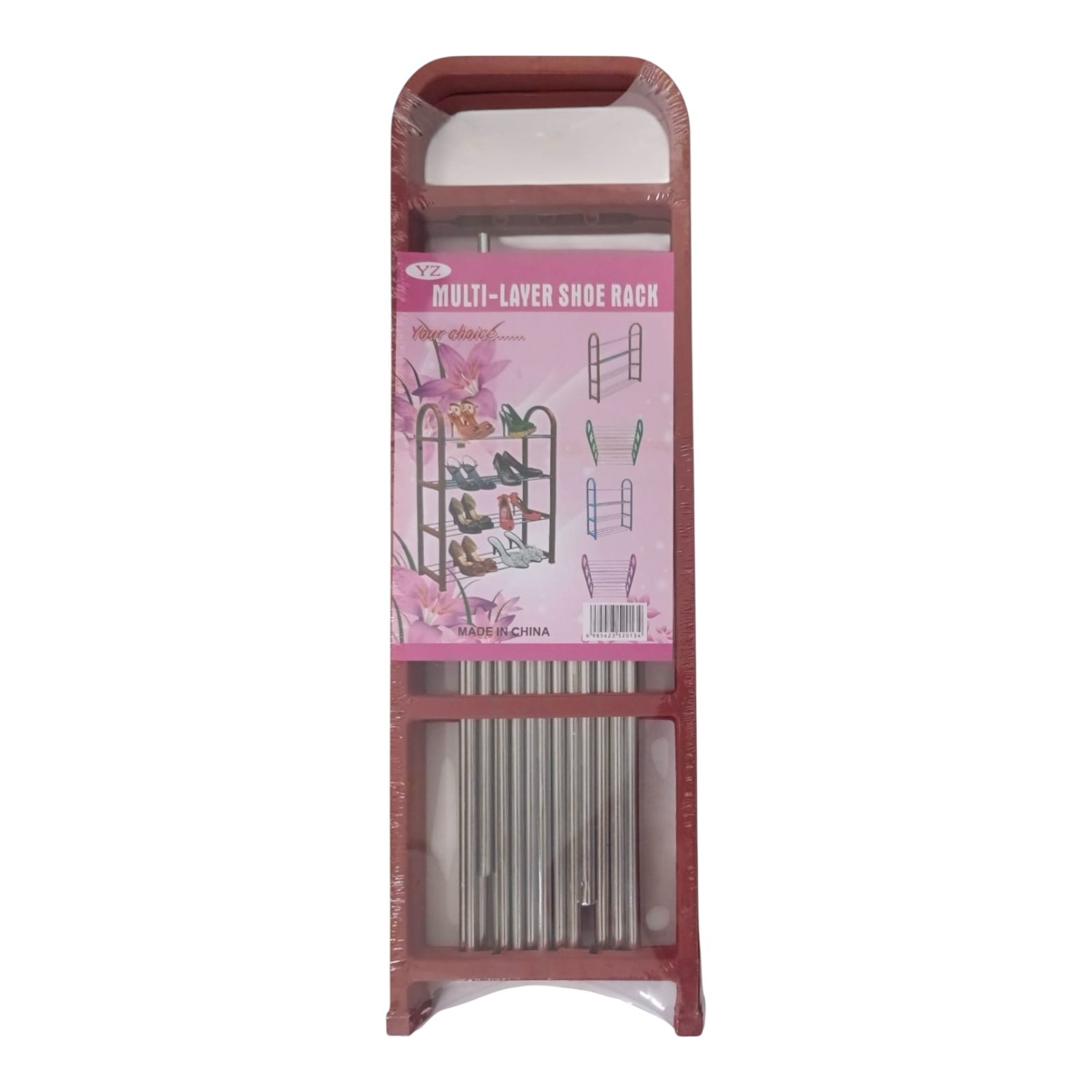 Suport Modular pentru Încălțăminte Vișiniu 60x43cm