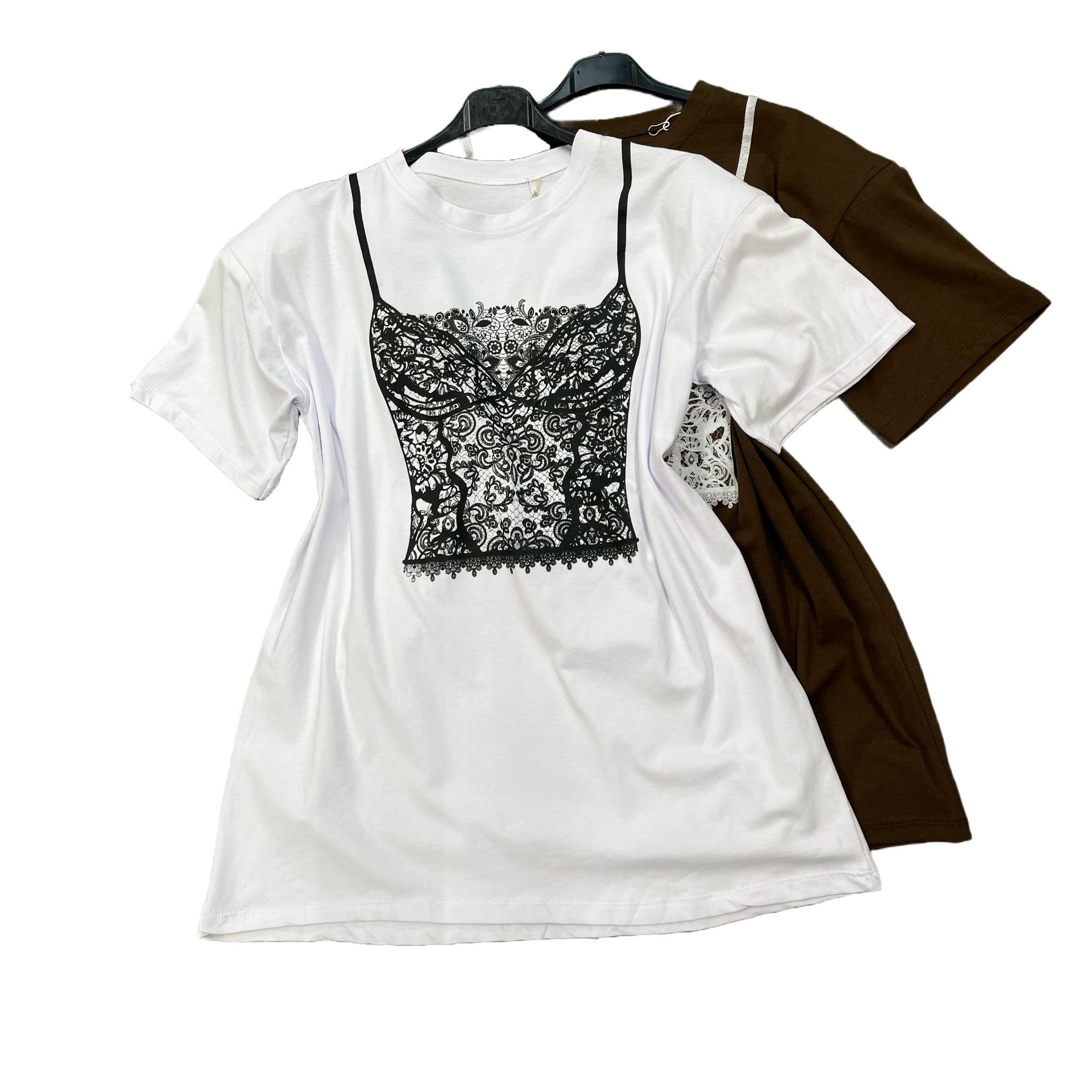 Tricou Engros pentru femei, print mix culori