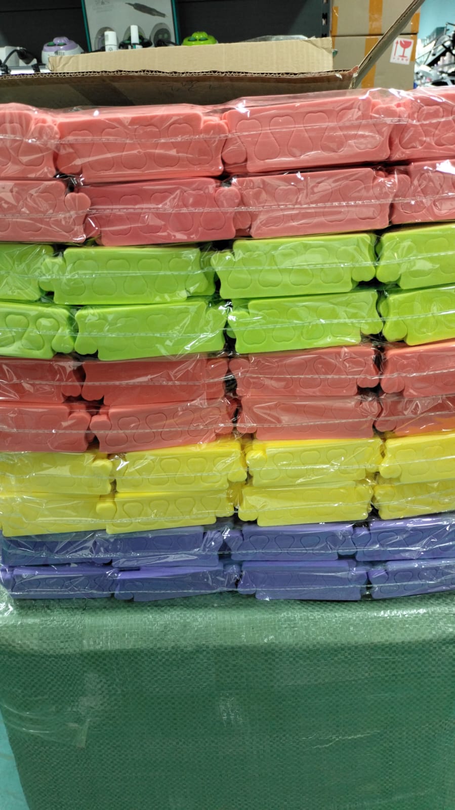 Distanțiere pentru degete , spumă, 100 perechi (200 buc), culoare coral Engros