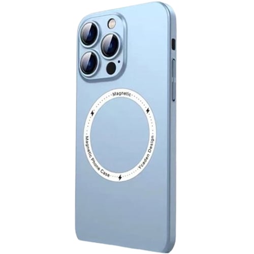 Husa Ultra-subtire Magsafe, Compatibila cu iPhone 14 Pro, Mata, Wireless Charging, Albastru Engros