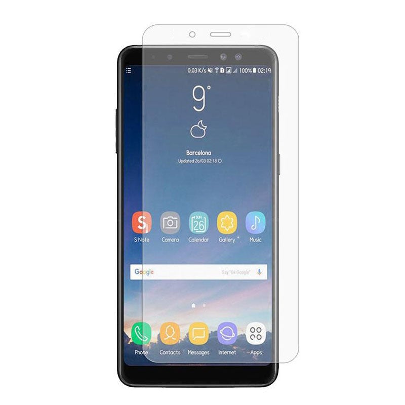 Folie de sticla securizata Compatibila cu Samsung A8 Plus 2018 / Compatibila cu Samsung A8+ 2018 , Tempered Glass, Antisoc ,Viceversa Engros