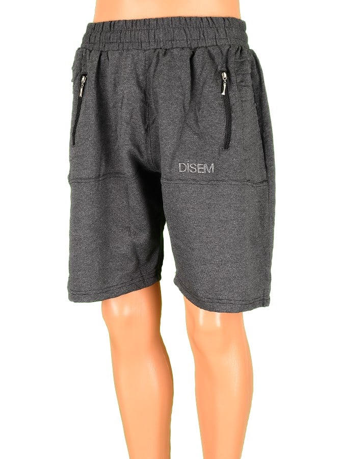 Pantaloni batal gri inchis Disem pentru barbat - cod 38165