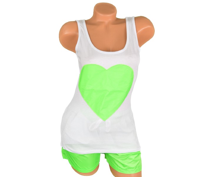 Compleu verde Heart pentru dama - cod 38090