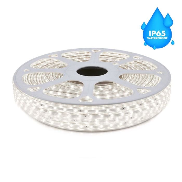 Banda LED 12V, Exterior IP65, 120 LED/m SMD2835, Alb-Rece, Rola 5 metri, ElectroAZ Engros