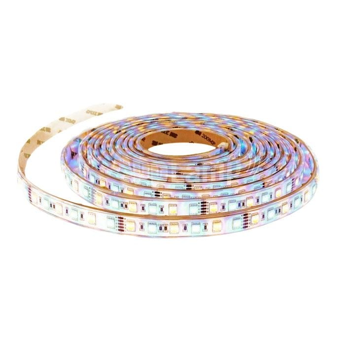 Banda LED 12V, Interior IP20, 60 LED/m SMD5050, Alb-Cald, Rola 5 metri, ElectroAZ Engros
