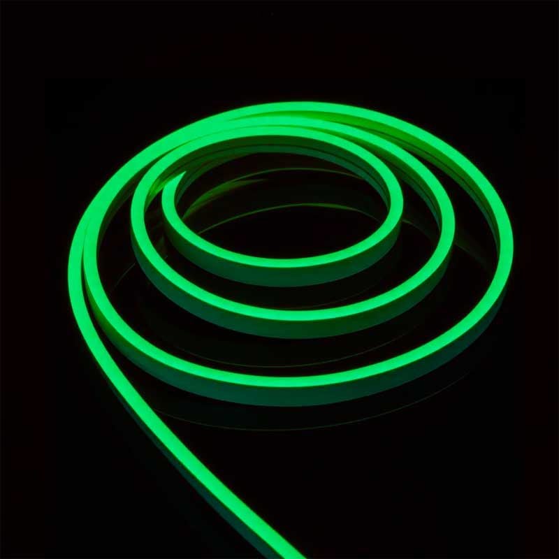 Banda LED Neon Flex, Set Complet, Lungime 5m, Lumina Verde, IP65, ElectroAZ Engros
