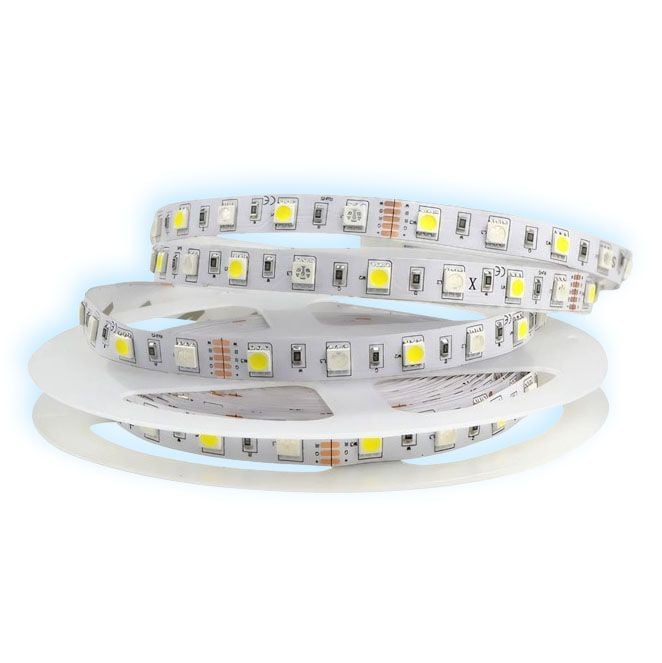 Banda LED SMD5050 - 120 LED/m, Iluminat Alb-Rece, Interior IP20 - Rola de 5 Metri, ElectroAZ Engros