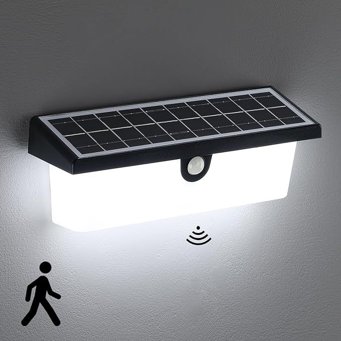 Lampa LED Solara de Perete cu Senzor de Miscare ClassLights - Iluminat Exterior Durabil cu Protectie IP65 Engros