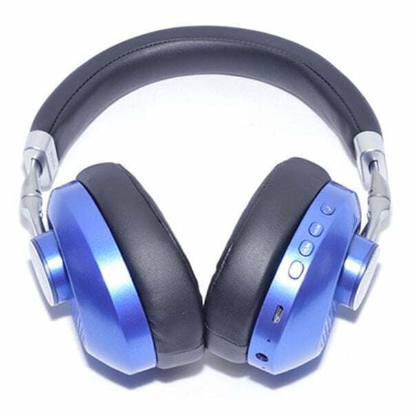 Casti Audio Fara Fir, Wireless, Dual Mode, Muzica si Convorbiri, Cablu inclus, Albastru/Negru Engros