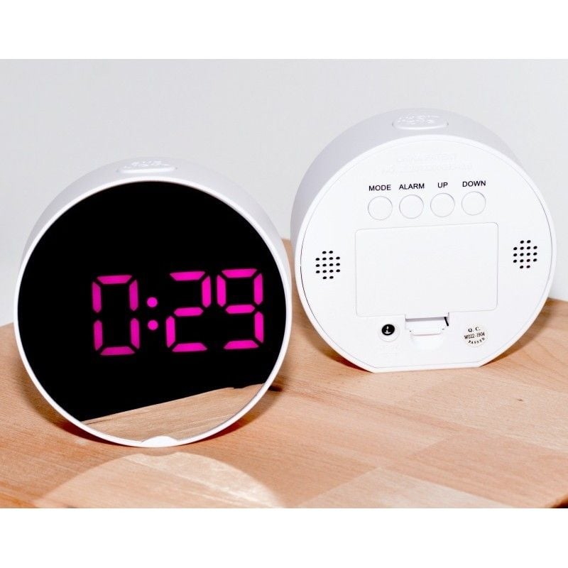 Ceas Led Mov DT-6505 Rotund Oglinda Engros