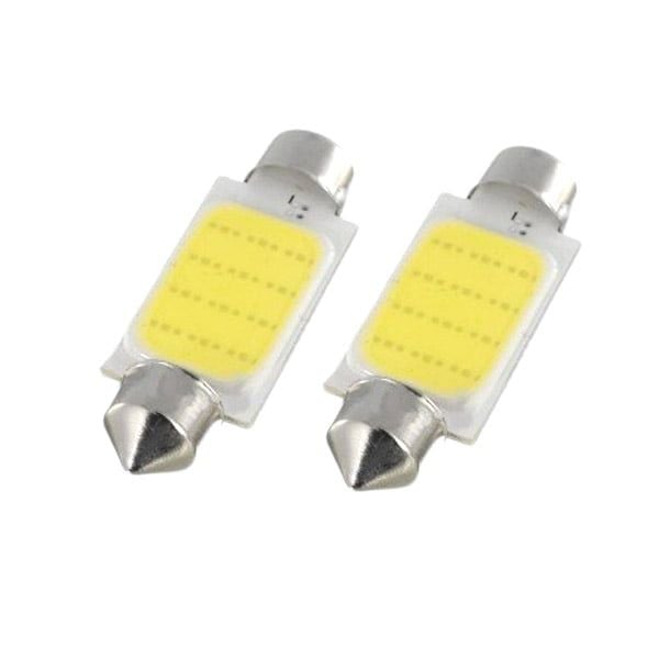 LED Auto COB, Soclu Feston 39mm, Lumina Alba, Set 2 Buc Engros
