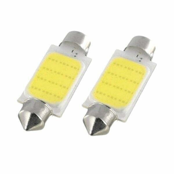 LED Auto COB, Soclu Feston 41mm, Lumina Alba, Set 2 Buc Engros