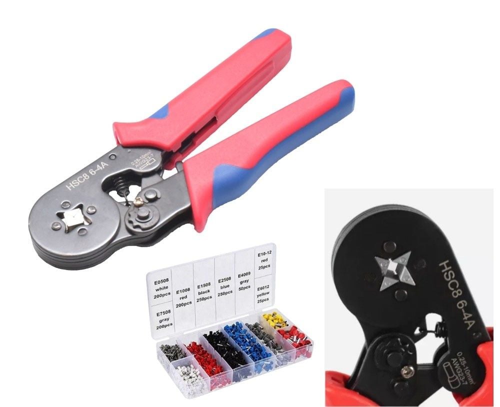 Set Cleste HSC8/6-4 de Sertizat + 1200 Pini Engros