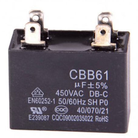 Condensator Dreptunghi Pornire Motor 3,5uF/450V-4C Engros