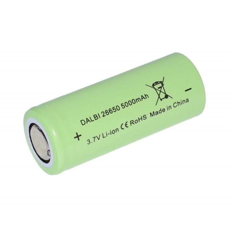 Acumulator Li-Ion, Tip 26650, 3.7V, 5000mAh Engros