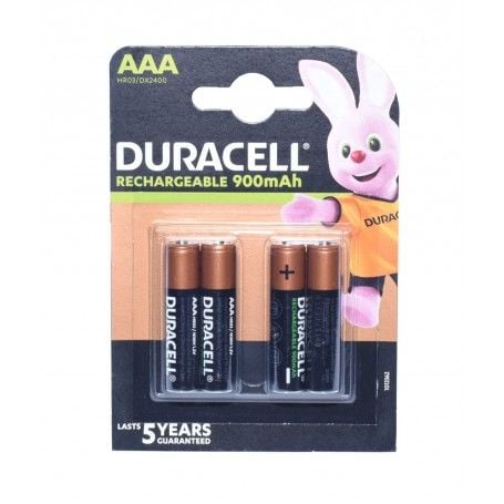 Set 4 Buc Acumulatori Duracell, R3 AAA, 900mAH, Ni-MH Engros