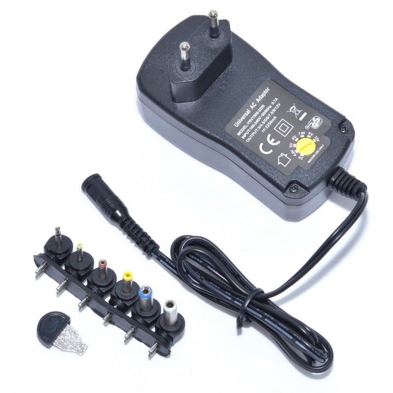 Alimentator stabilizat 220V cu tensiune reglabila 3-12V/2250mah si iesire USB Engros
